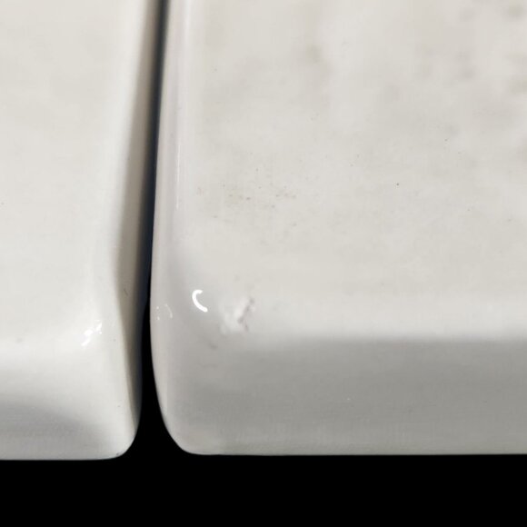 Fitz & Floyd Boy & Girl Reading Book Under Tree Bookends Japan Vintage 1976 - Picture 10 of 15